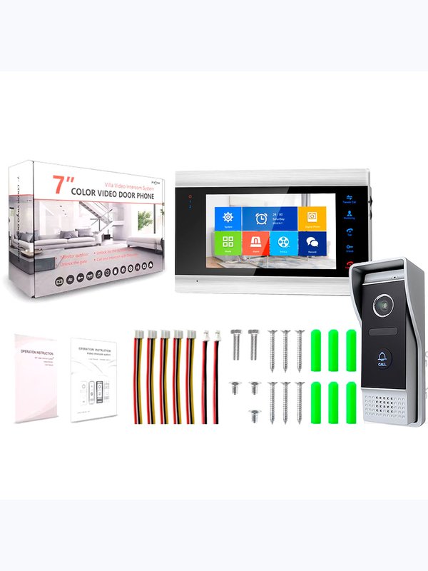 Комплект видеодомофона WIFI Ps-Link KIT-DB09-SS