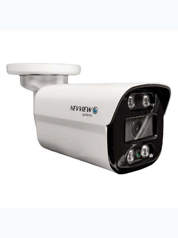 Цилиндрическая камера видеонаблюдения IP 2Мп 1080P Nevview NVE-B02IP / ИК-подсветка, степень защиты IP66, металлический корпус, питание PoE / без микрофона