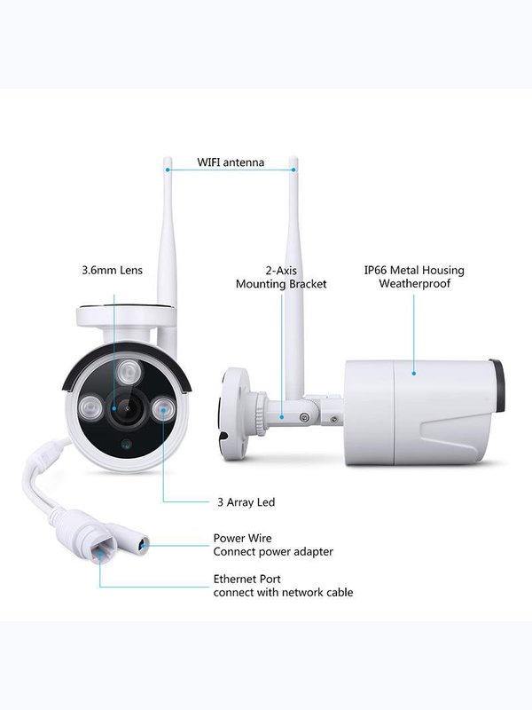 Камера видеонаблюдения WIFI 3Мп Ps-Link PB30