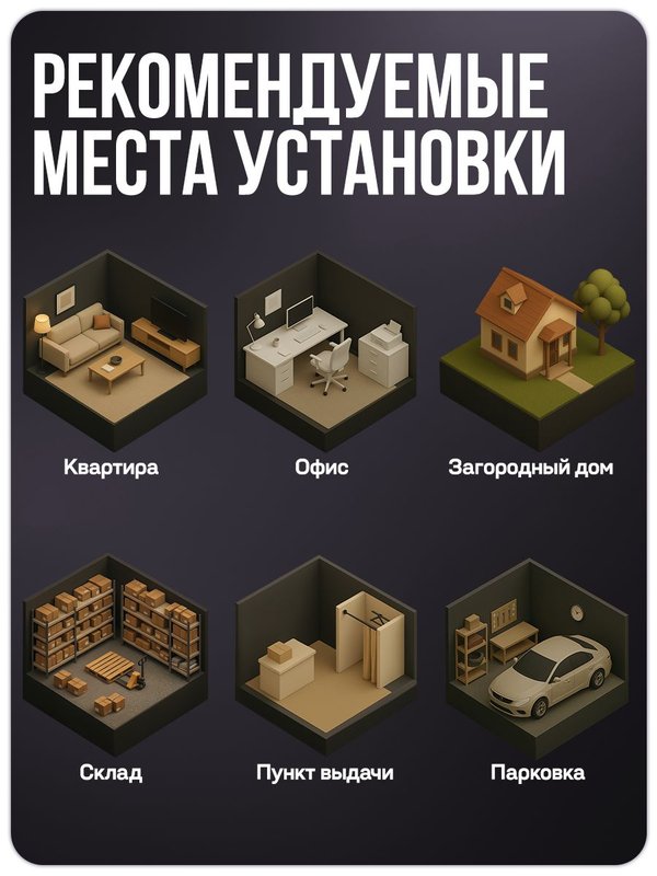 Комплект видеонаблюдения AHD 5Мп Ps-link KIT-A501HDV / 1 камера / антивандальный корпус