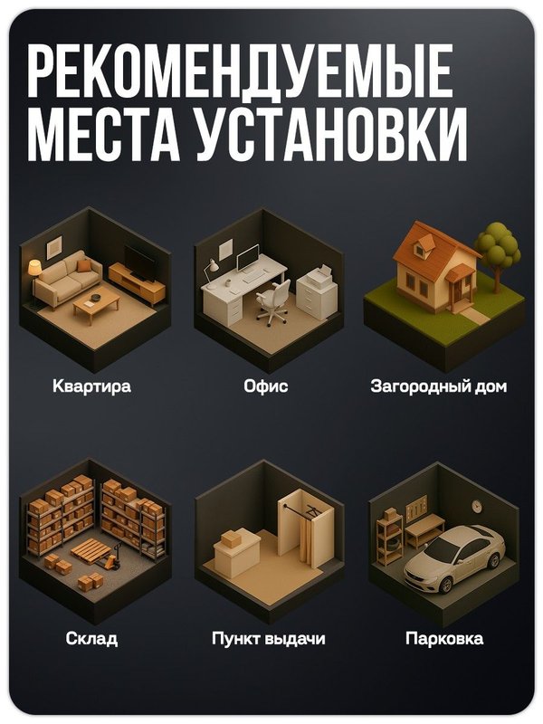 Комплект видеонаблюдения уличный с встроенным монитором AHD Ps-Link KIT-C9205HD камеры 2Мп с ночной съемкой, датчиком движения