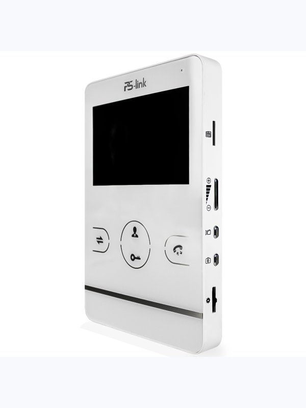 Видеодомофон проводной Ps-Link PS-402DP White