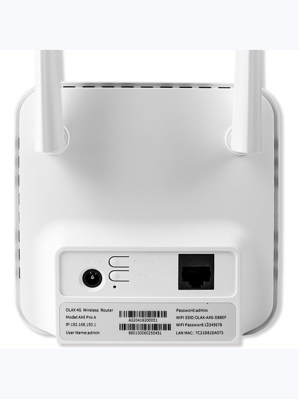 Роутер 4G с сим-картой OLAX CPE-AX6-Pro-A-SIM