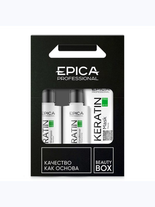 EPICA Professional Набор Keratin Pro (шампунь 250мл + кондиционер 250мл + маска 250мл)