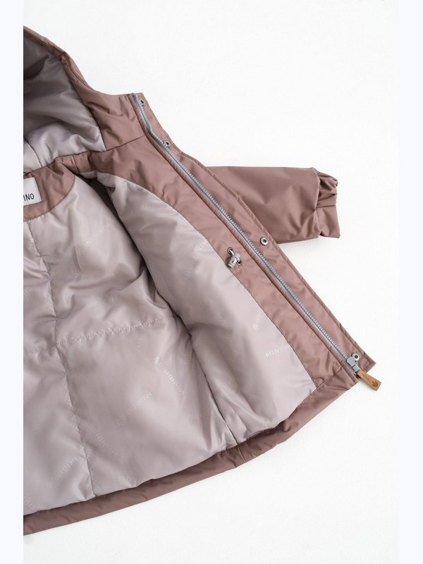 Демисезонная парка для поездок в школу или детский сад