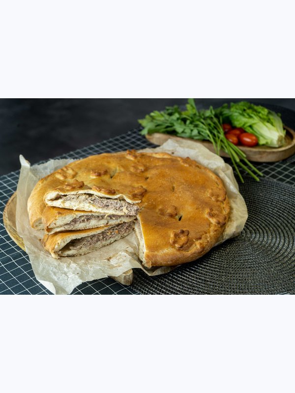 Пирог мясо-капуста