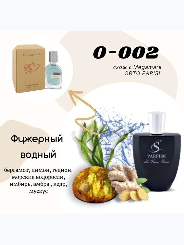 O-2 "SEA ABYSS" unisex схож с Orto Parisi Megamare MEMO