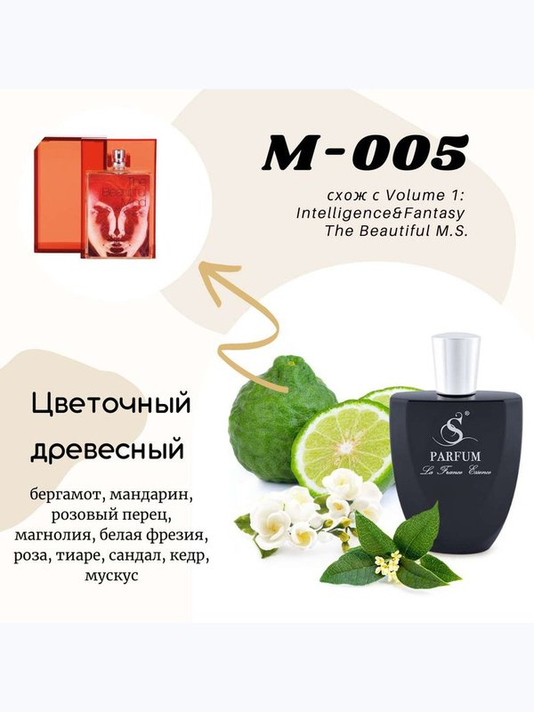 М-5 "IMAGINATION" unisex схож с Intelligence&Fantasy The Beautiful Mind Series