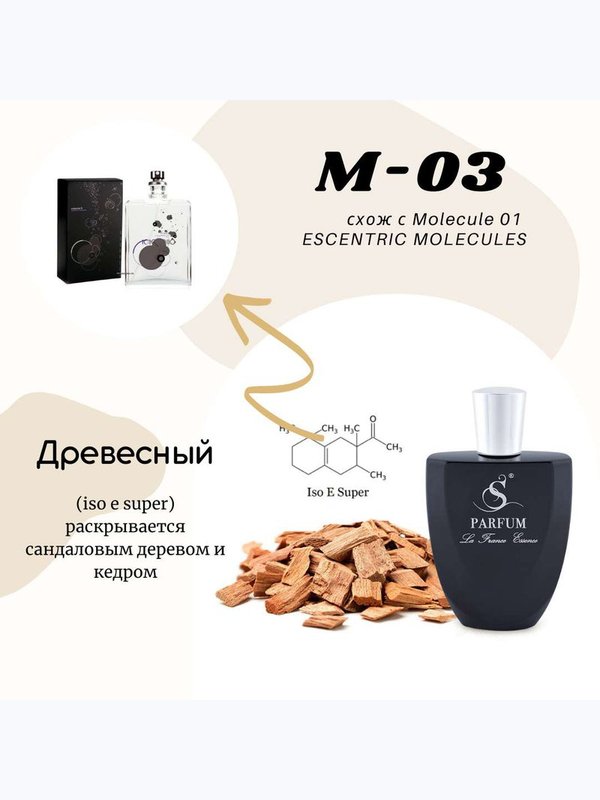 М-3 "PARTICLE 01" unisex схож с Molecule 01 ESCENTRIC MOLECULES
