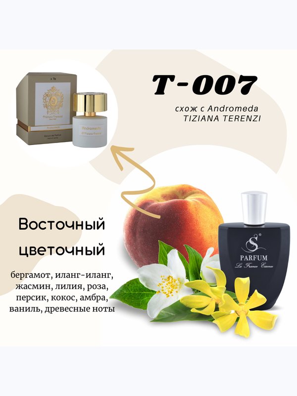 T-7 "LUCE STELLARE" unisex схож с Andromeda Tiziana Terenzi
