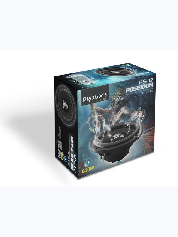 Динамик сабвуфер 12" Prology PS-12 POSEIDON (4 Ом / RMS 350W)