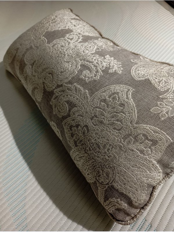 Подушка декоративная М1 060*030 Тк. Toskana Flora Grey