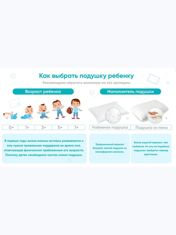 Детская подушка Mini Men Only