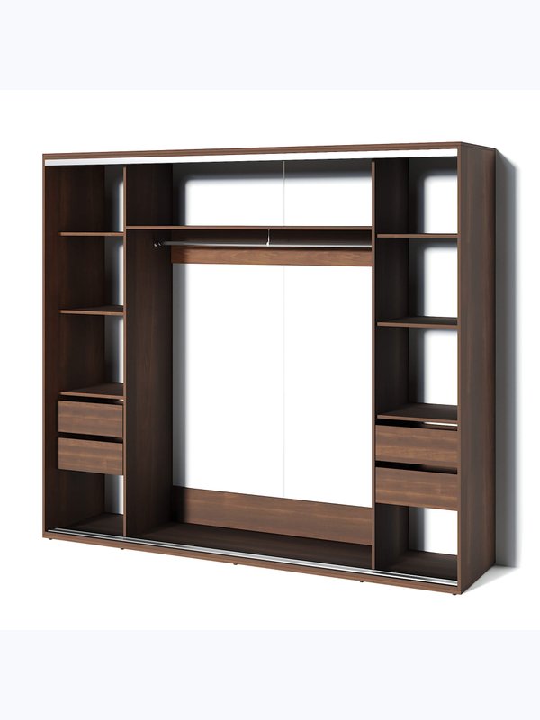 Dulap glisant cu 3 oglinzi 2400 mm