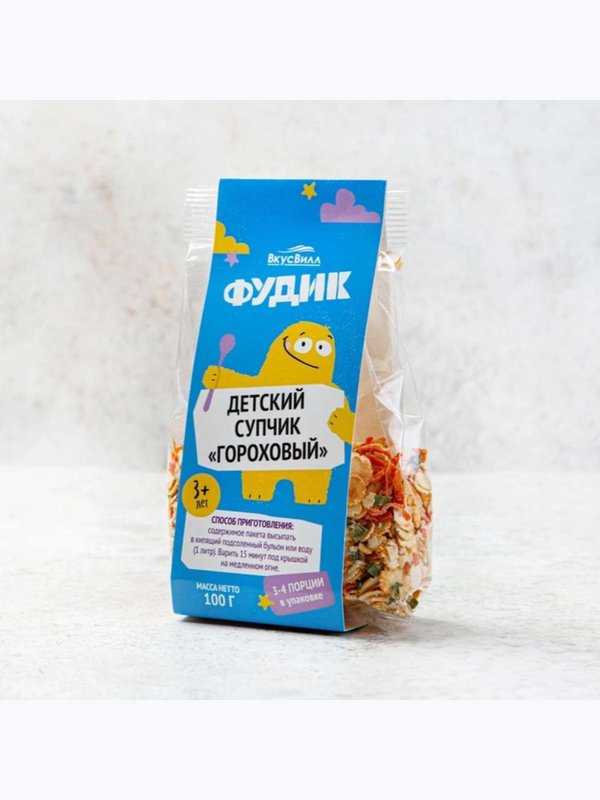 ДЕТСКИЙ СУПЧИК ГОРОХОВЫЙ 100 ГР ВКУСВИЛЛ