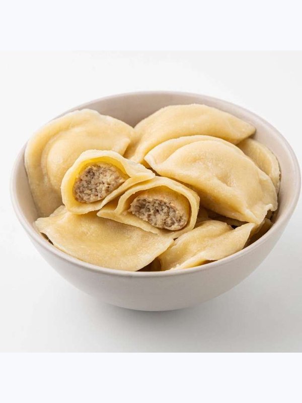 ПЕЛЬМЕНИ С ТРЕСКОЙ И ГОРБУШЕЙ 450 ГР ВКУСВИЛЛ