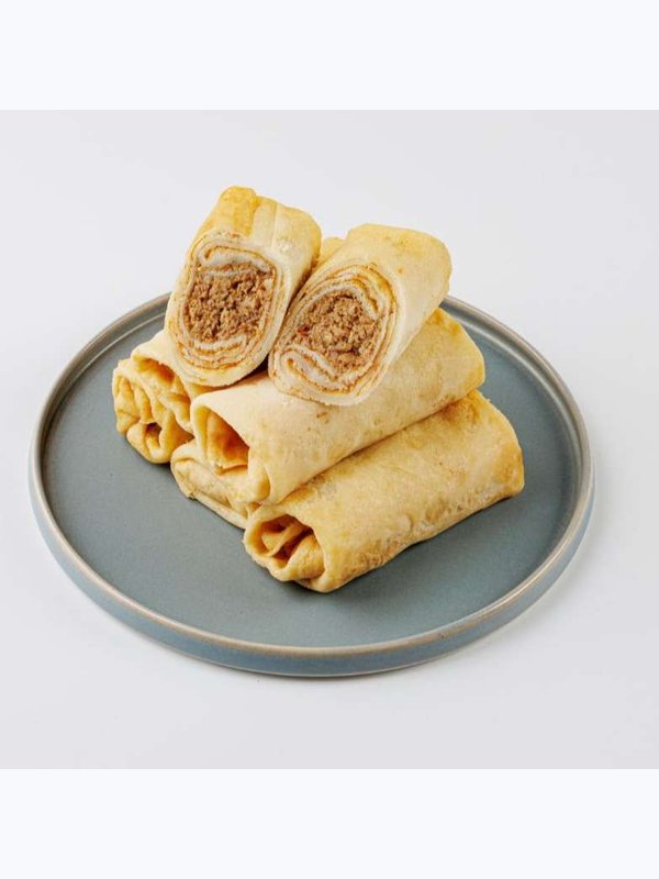 Блинчики с мясом, замороженные