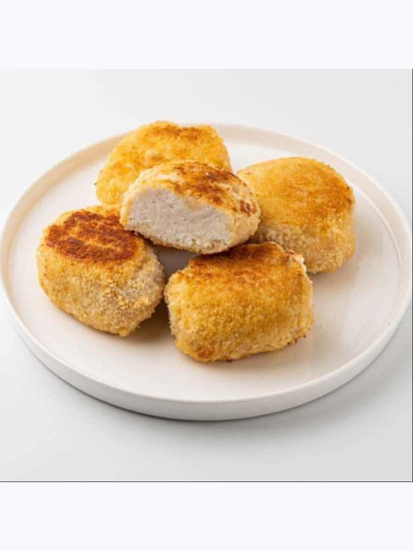 КОТЛЕТЫ СО СЛИВ МАСЛОМ ИЗ МЯСА ЦЫПЛЕНКА БРОЙЛЕРА ЗАМ. 450 ГР ВКУСВИЛЛ
