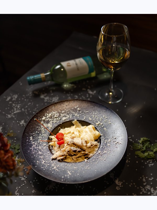 Фетучини с грибами\Fettuccine with mushrooms
