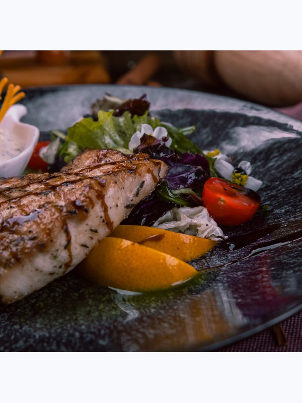 Судак с соусом тартар / Pike perch with tartar sauce