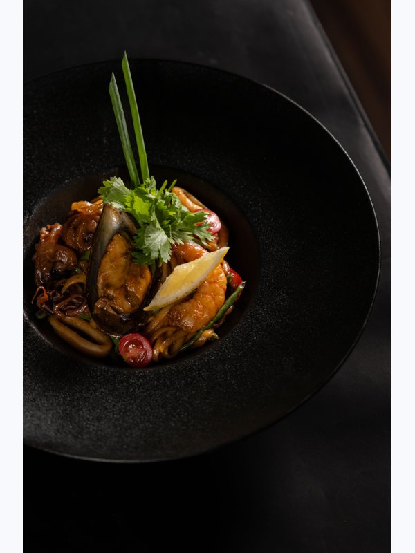 Соба с морепродуктами\ Soba with seafood
