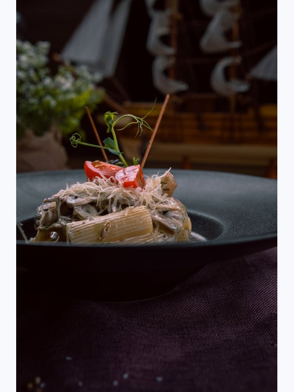 Ригатони с лесными грибами\Rigatoni with wild mushrooms