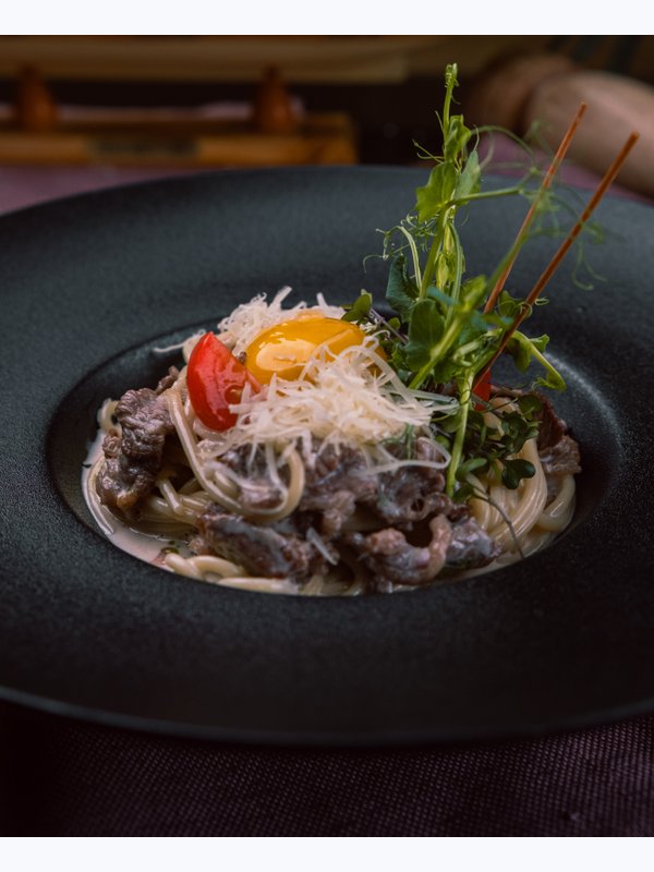 Спагетти карбонара\Spaghetti carbonara