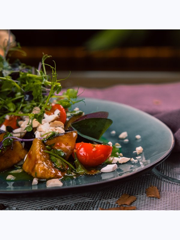 Салат хрустящий баклажан/ Crispy eggplant salad