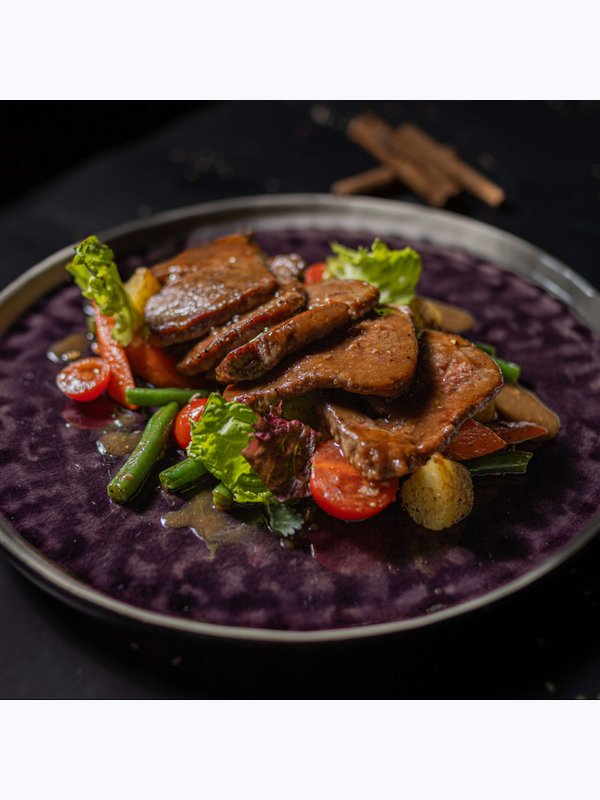 Телятина Шабли с молодыми овощами\Chablis Veal with Young Vegetables