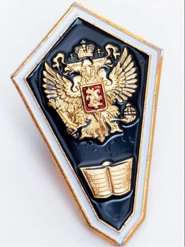 Значок об окончании СПО (гробик)