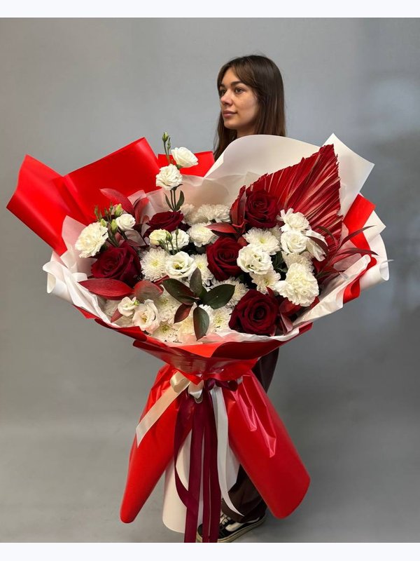 Букет гигант в красном