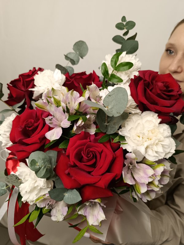 Французская роза в коробке