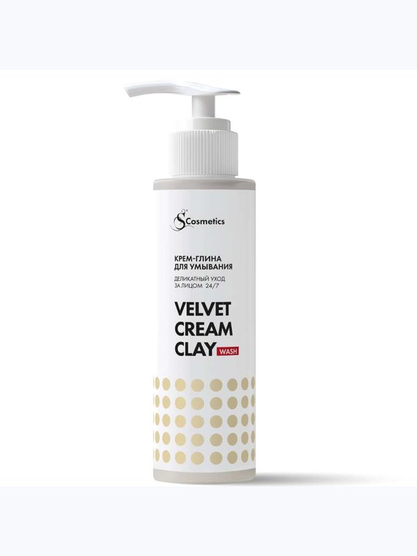 Крем-глина для умывания Velvet Cream Clay Wash