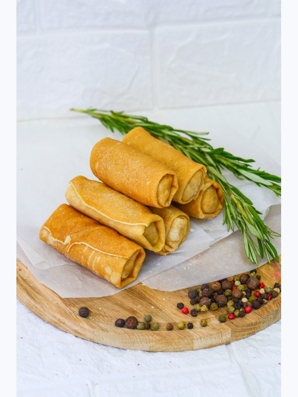 Блинчики с курицей и грибами
