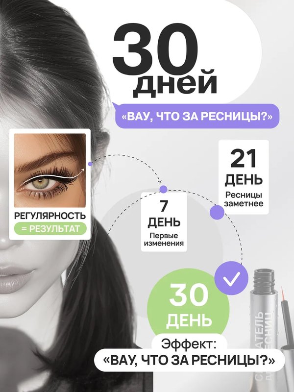 Спасатель роста ресниц и бровей