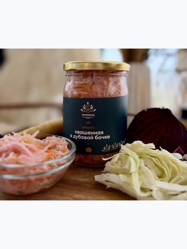 Капуста квашенная из дубовой бочки, 350 г