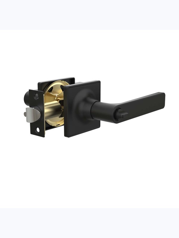 Ручка защелка DK710/BL черный (Пунто)