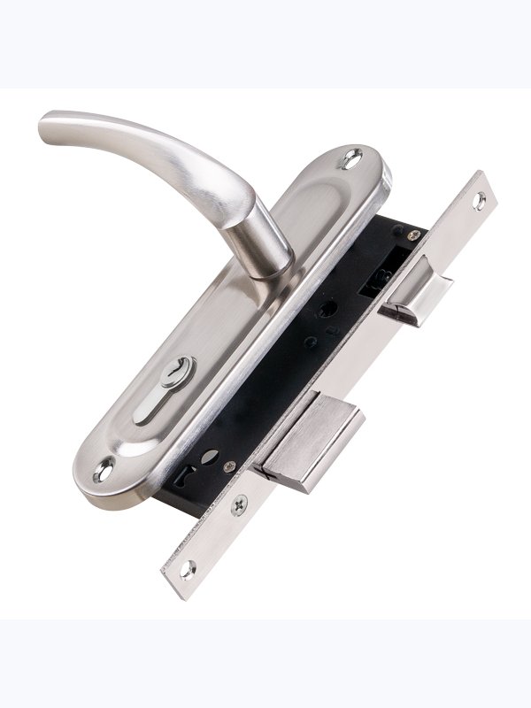 Замок в комплекте с ручкой LOCKSET16.CRONA.4070-1 (Пунто)
