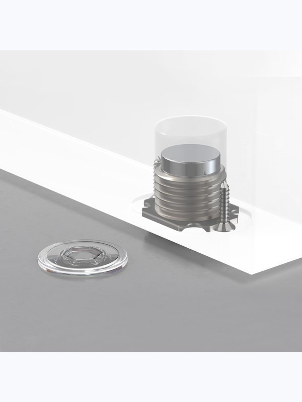Упор Armadillo дверной скрытый STELS TR Прозрачный