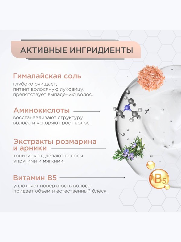 Шампунь для волос Морские минералы и прочность волос