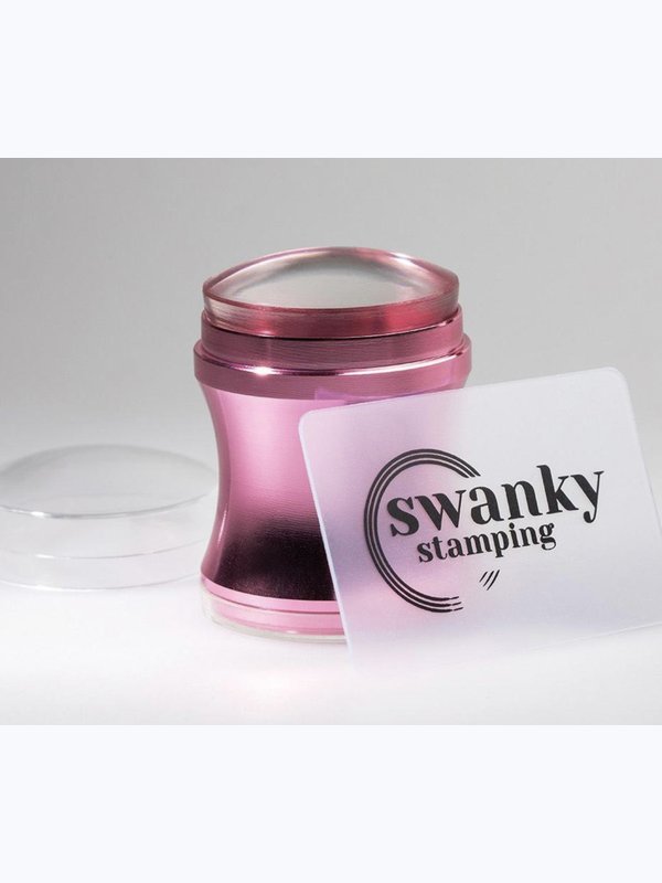 Swanky Pro, Штамп розовый, силиконовый (4 см)