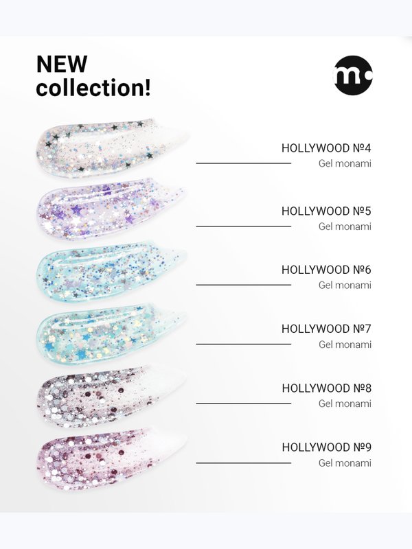 Гель Monami HOLLYWOOD №8 15г
