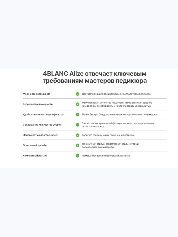 Вытяжка 4BLANC Alize