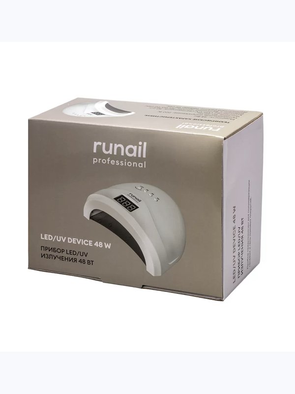 Лампа LED/UV излучения 48Вт (цвет: белый) runail professional №3837