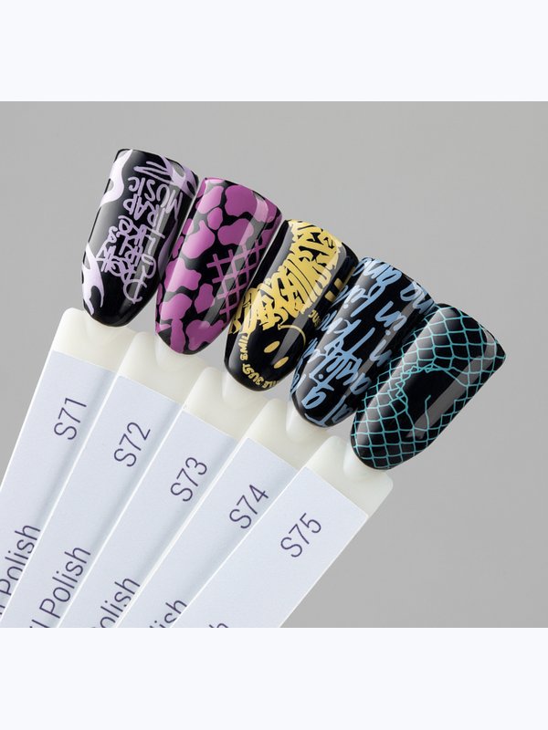 Swanky Pro, Лак для стемпинга S74 - Голубой (6 мл)