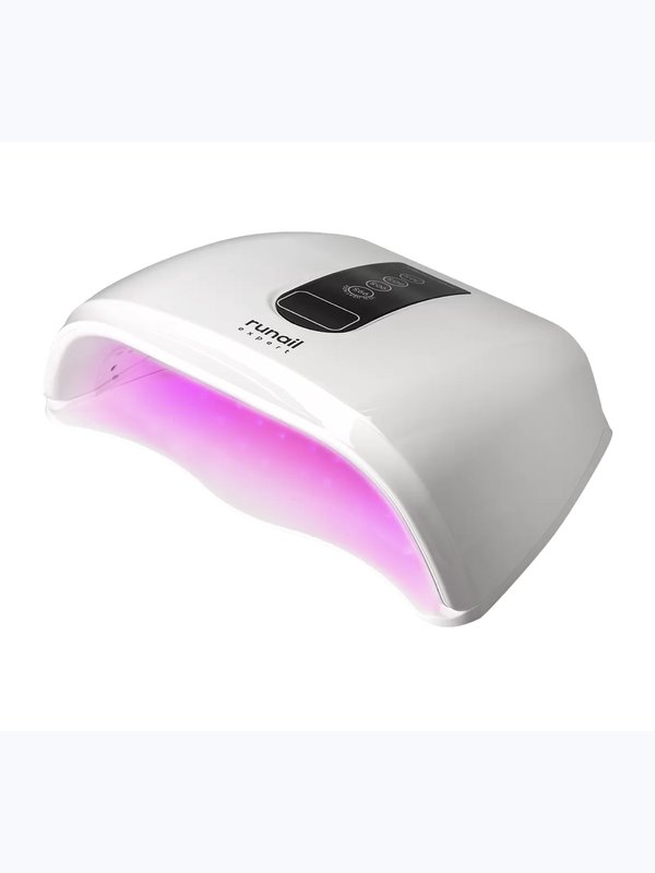 Лампа LED/UV излучения 48Вт для двух рук (цвет: белый) runail expert №3441