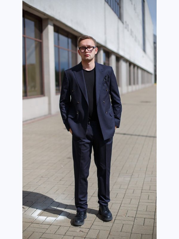 Денвер/синий/полоска
