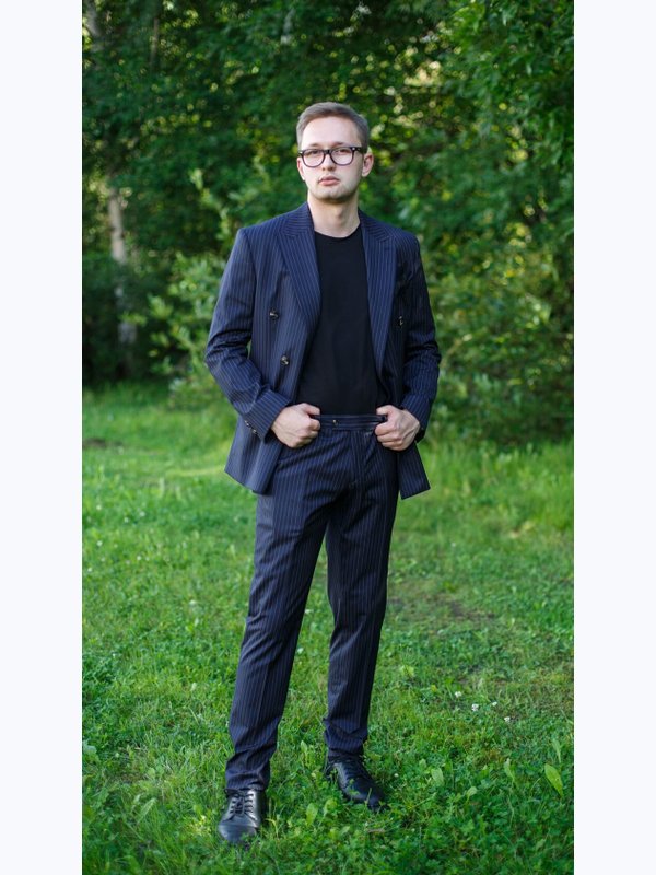Денвер/синий/полоска