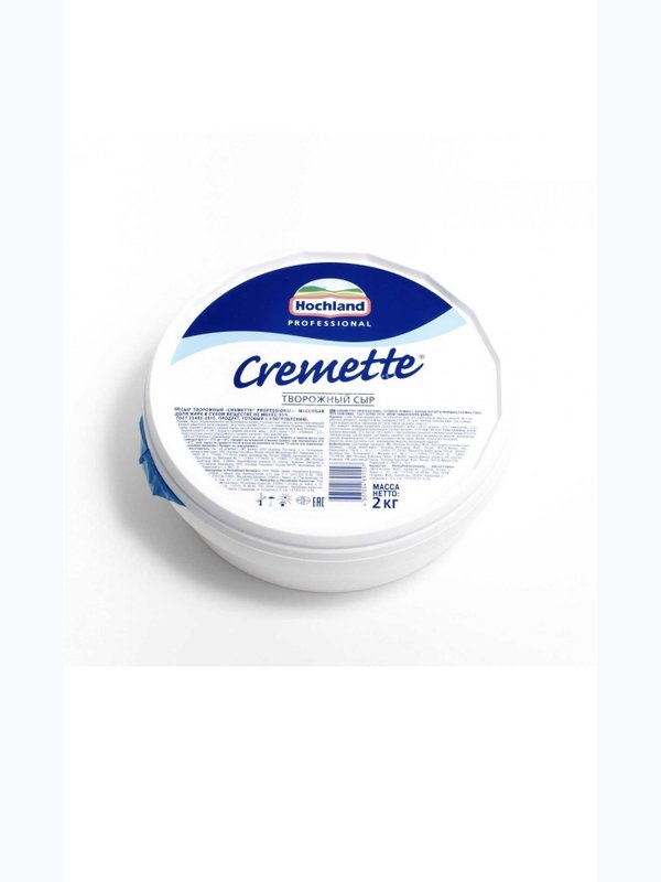 Сыр творожный Сremette (Hochland)  жир 65 %