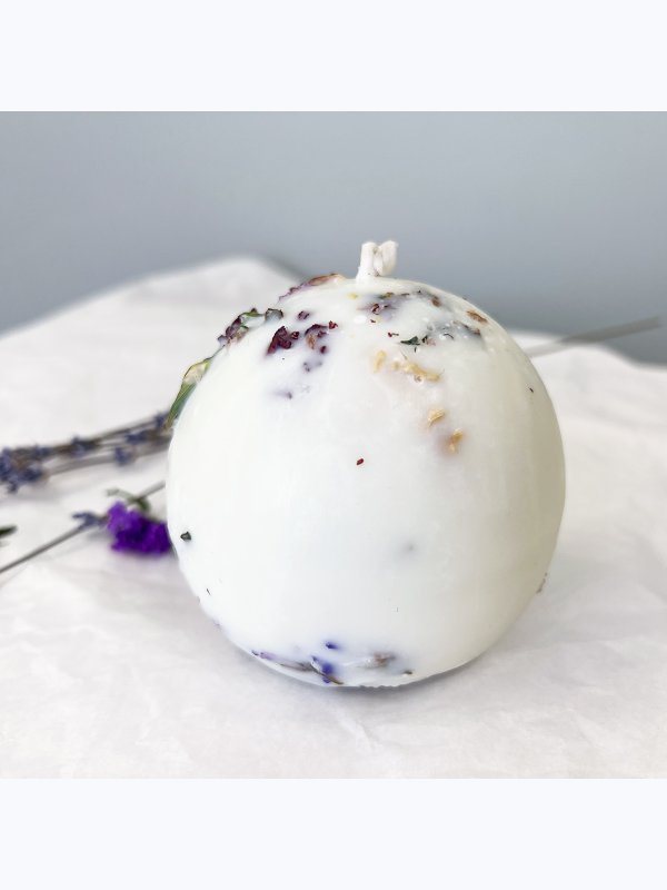 Botanical candle Sphere